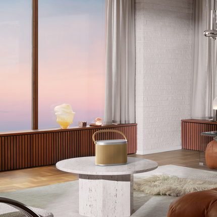 Преносим високоговорител Bang & Olufsen Beosound A5, Wi-Fi, Bluetooth, Multiroom, 12 часа възпроизвеждане, IP65