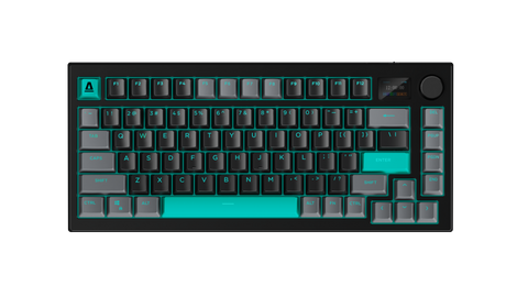 Tastatură mecanică AVAX GM02 PRO 75% Gasket RGB tri-mode, switch Gateron, US layout