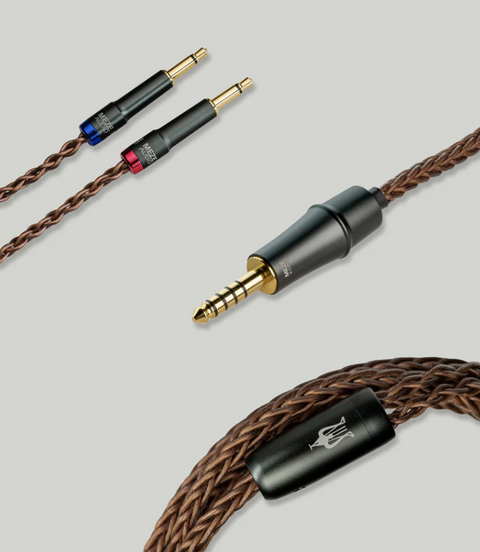 Кабел Meze Audio PREMIUM (надграждане за 109 PRO и LIRIC) Мед Pcuhd 3,5 mm MONO до 4,4 mm балансиран