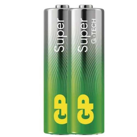 Батерии GP Super Alkaline AA (LR6), фолио 2бр