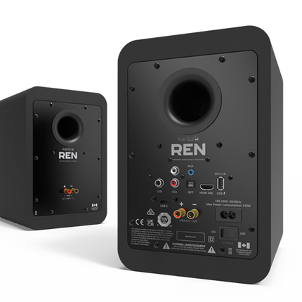 Boxe active Kanto Audio REN, 100W, 5.25inch, HDMI ARC