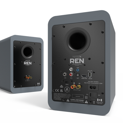 Boxe active Kanto Audio REN, 100W, 5.25inch, HDMI ARC