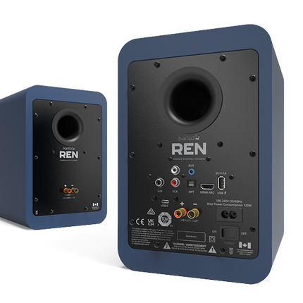 Boxe active Kanto Audio REN, 100W, 5.25inch, HDMI ARC