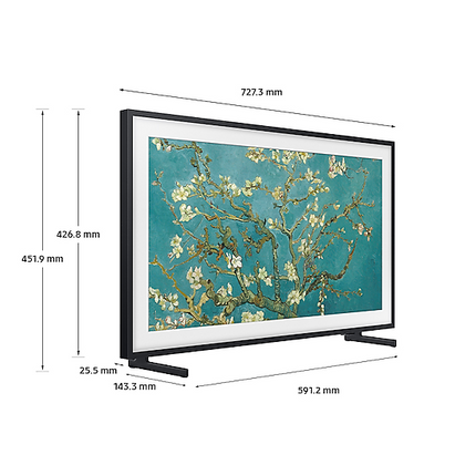 Телевизор Samsung QLED The Frame 32LS03CB, 80 см, Smart, Full HD, Class G