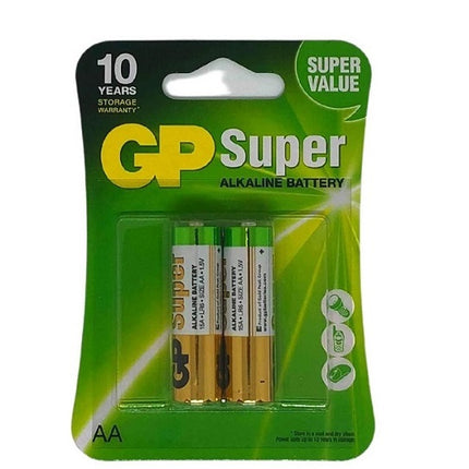 Батерии GP Super Alkaline AA (LR6), блистер 2бр