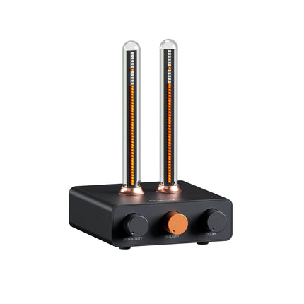 Fosi Audio AH-01A, cu panoul frontal, comenzile și carcasa vizibile