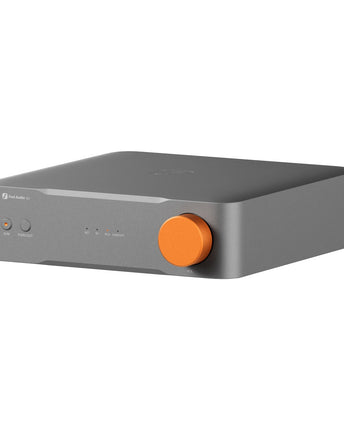 Fosi Audio S3, cu panoul frontal, comenzile și carcasa vizibile