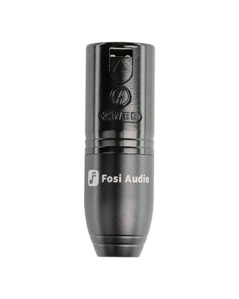 Adaptorul Fosi Audio I5, cu mufă XLR cu patru pini și port balansat de 4,4 mm