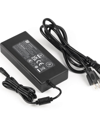 Alimentatorul Fosi Audio GaN de 48 V, cu cablu de rețea detașabil și mufă c.c.