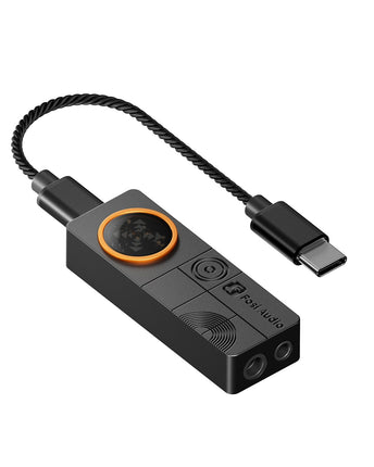 Fosi Audio DS3, cu panoul frontal, comenzile și carcasa vizibile