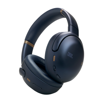Безжични слушалки JBL Tour One M3, сини, изглед под ъгъл