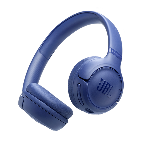 Слушалки JBL Tune 530BT, сини, изглед под ъгъл