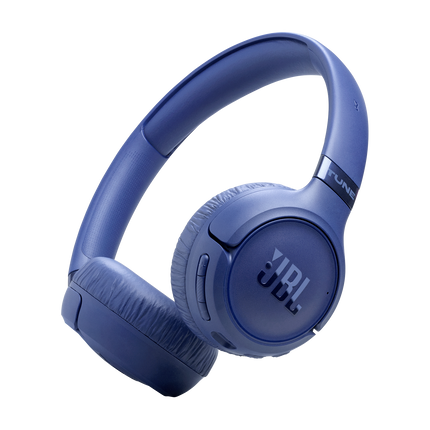 Слушалки JBL Tune 680NC, сини, изглед под ъгъл