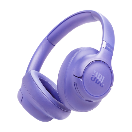 Слушалки JBL Tune 730BT, лавандулови, изглед под ъгъл