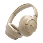 Слушалки JBL Tune 780NC, бежови, изглед под ъгъл