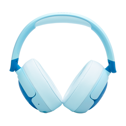Детски слушалки JBL Junior 470NC, сини, изглед отпред