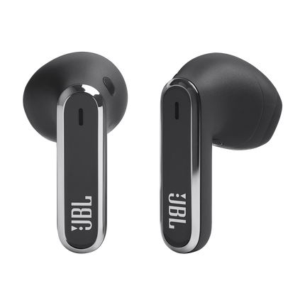 Слушалки JBL Live Flex, цвят черен, слушалките, изглед отпред