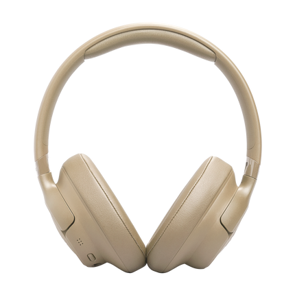 Слушалки JBL Tune 730BT, бежови, изглед отпред