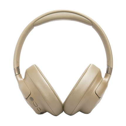 Слушалки JBL Tune 780NC, бежови, изглед отпред