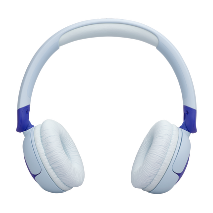 Безжични детски слушалки JBL Junior 320BT, сини, изглед отзад