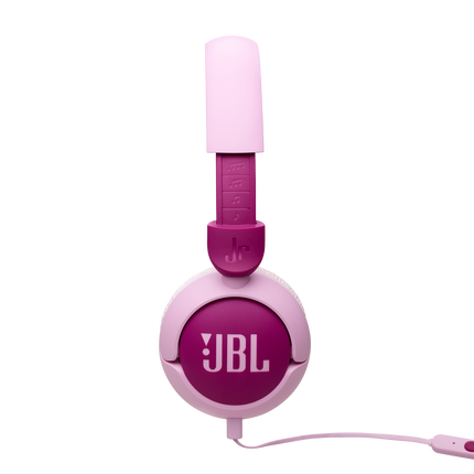 Слушалки JBL Junior 320 в лилаво, чашката отстрани