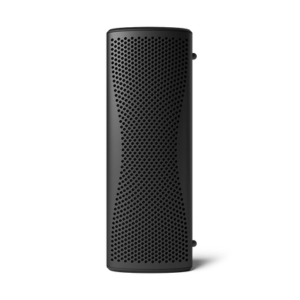 KEF Muo, finisaj Midnight Black, vedere din față