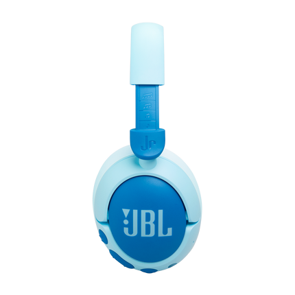 Детски слушалки JBL Junior 470NC, сини, дясната чашка с бутоните
