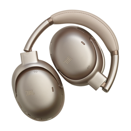 Безжични слушалки JBL Tour One M3, в цвят Mocha, сгънати