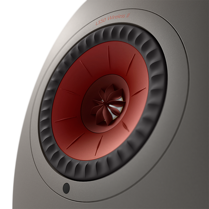 KEF LS50 Wireless II, finisaj Titanium Grey, detaliu driver Uni-Q