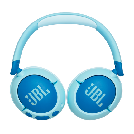 Детски слушалки JBL Junior 470NC, сини, сгънати плоско