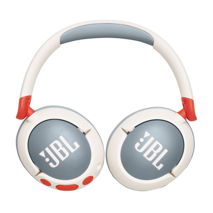 Детски слушалки JBL Junior 470NC, бели, сгънати плоско