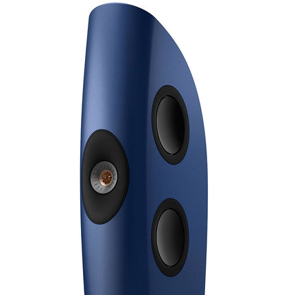 KEF Blade One Meta, finisaj Frosted Blue / Bronze, detaliu driver Uni-Q