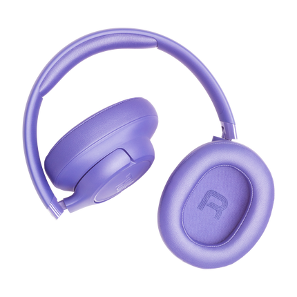 Слушалки JBL Tune 730BT, лавандулови, наушниците, изглед отпред