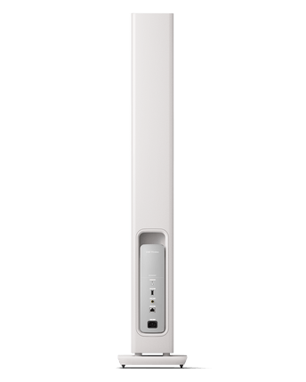 KEF LS60 Wireless, finisaj Mineral White, vedere din spate