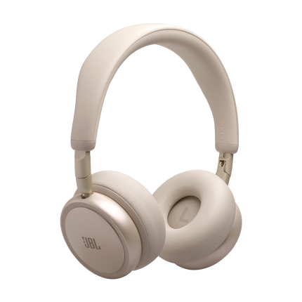 Слушалки JBL Live 680NC, цвят пясъчен (Sand), изглед отдясно