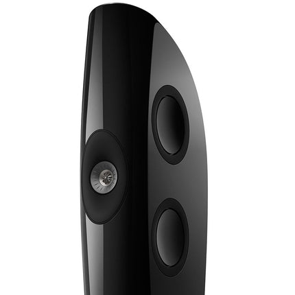 KEF Blade One Meta, finisaj Piano Black / Grey, detaliu driver Uni-Q