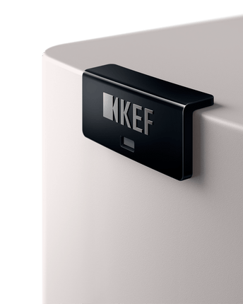 KEF LS60 Wireless, finisaj Mineral White, vedere de sus