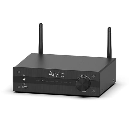 Arylic BP50 стрийминг предусилвател, Bluetooth, ESS ES9023P DAC повторно запечатан