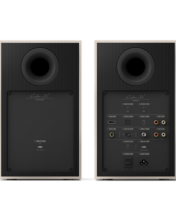 KEF Coda W, finisaj Nickel Grey, vedere posterioară