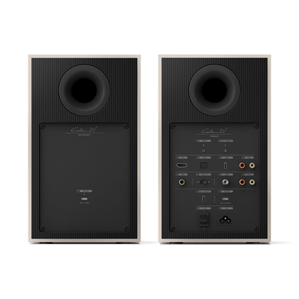 KEF Coda W, finisaj Nickel Grey, vedere posterioară