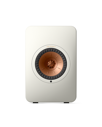 KEF LS50 Wireless II, finisaj Mineral White, vedere frontală