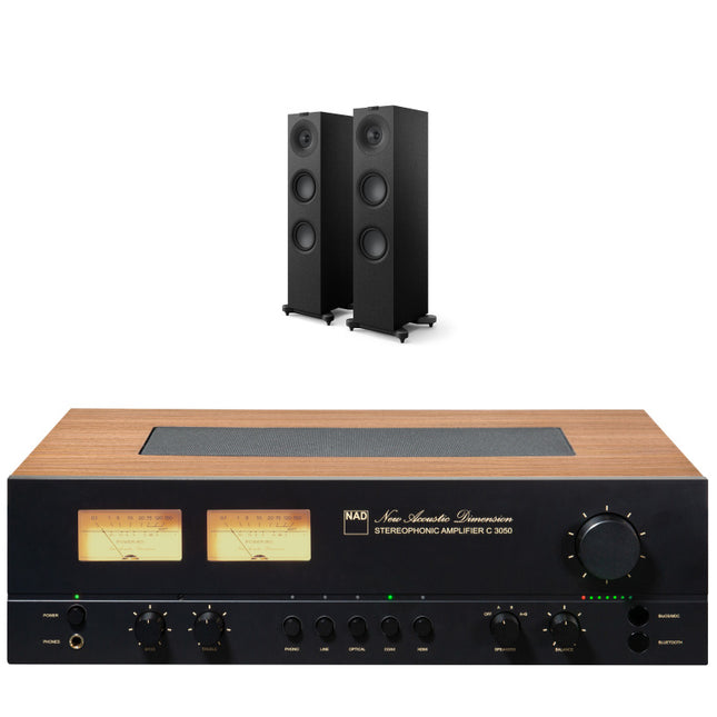 Pachet PROMO KEF Q7 META + NAD C 3050