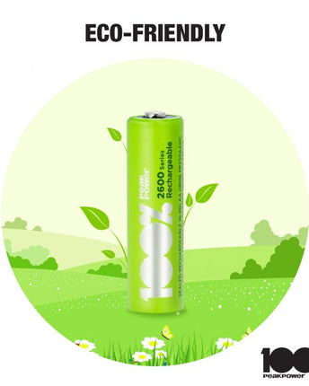 Акумулаторни батерии GP 100% Peak Power AA серия 2600, фолио 12 бр.