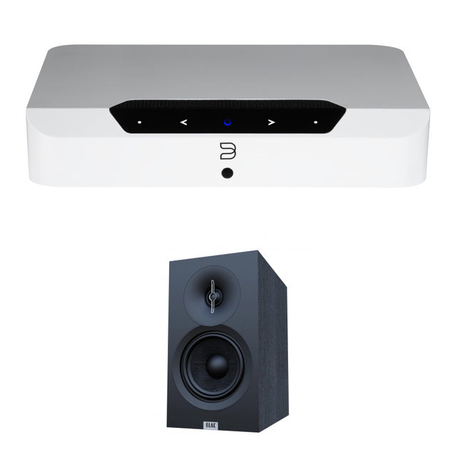 Pachet PROMO Bluesound Powernode Edge + Elac Debut 3.0 DB53