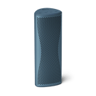 KEF Muo, finisaj Blue Aura, vedere din față și lateral