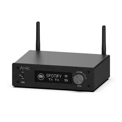 Усилвател със стрийминг Arylic H50 2x50W, LAN / WiFi / Bluetooth 5.2