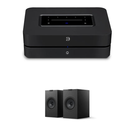 Pachet PROMO BlueSound PowerNode 2025 + KEF Q3 Meta