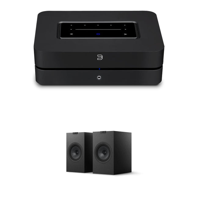 Pachet PROMO BlueSound PowerNode 2025 + KEF Q3 Meta