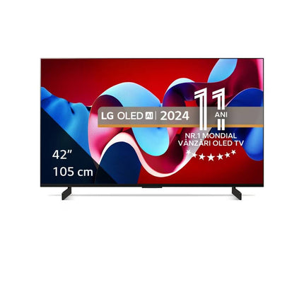 Телевизор LG OLED evo 42C41LA, 105 cm, Smart, 4K Ultra HD, 100 Hz, Class G (модел 2024)