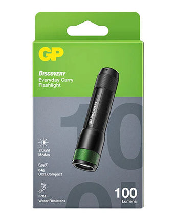 Фенер GP DISCOVERY C31X, IPX4, 100lm